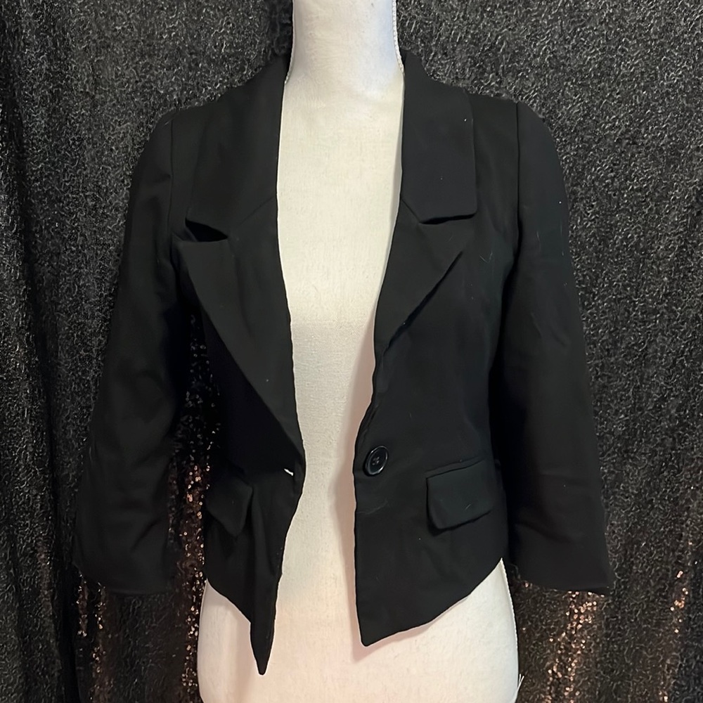 Black suit jacket